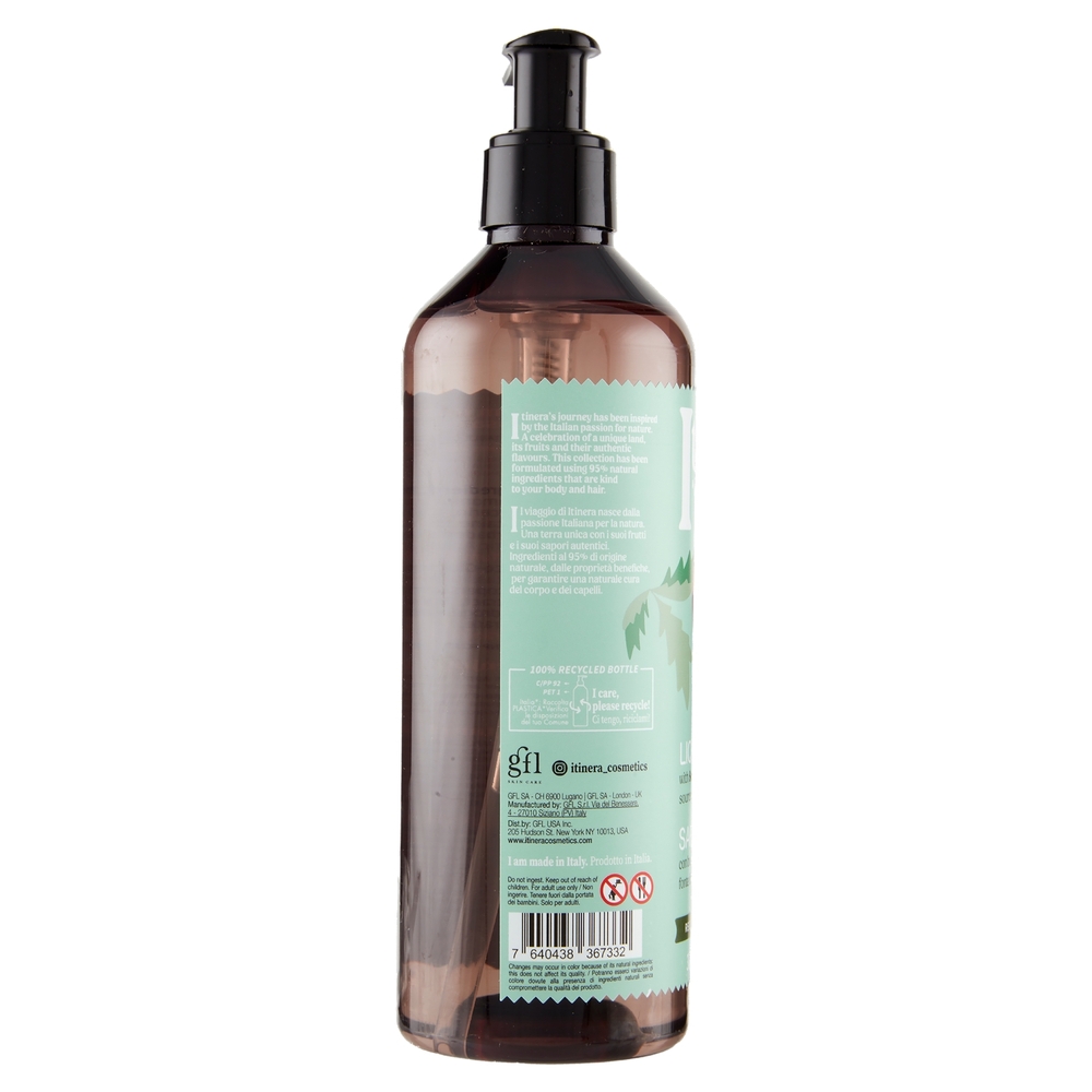 Itinera Sapone Liquido con bucce di Pomodoro di Sorrento Rigenerante 370 ml